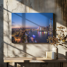 Art Prints of The Blue Hour in Shanghai