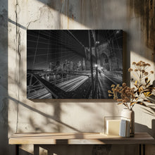 Art Prints of Brooklyn bridge lights