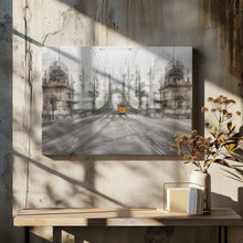 Art Prints of Yellow Tram - Budapest