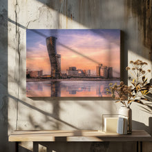 Art Prints of The Capital Gate, known as leaning tower in Abu dhabi, UAE