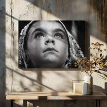 Art Prints of Girl with Sardinian traditional veil