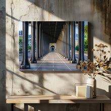 Art Prints of Bir Hakeim bridge perspective Paris