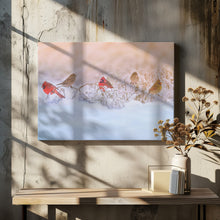 Art Prints of Snowy Morning  Party