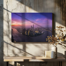 Art Prints of The Morning Glow in Lujiazui Shanghai