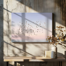 Canvas Art Print Sunset Flight