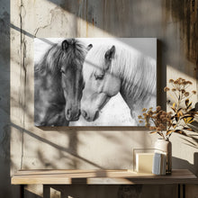 Canvas Art Print Horse Love