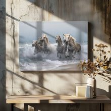 Canvas Art Print Wild horses