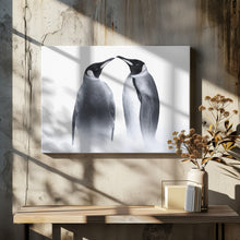 Canvas Art Print we are King penguin