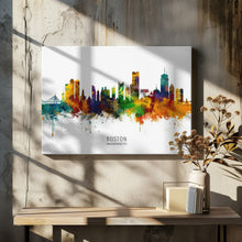 Art Prints of Boston Massachusetts Skyline