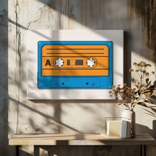 Art Prints of Blue Tape Cassette