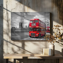 Art Prints of Red Buses in London