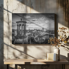 Art Prints of Edinburgh evening mood - Monochrome