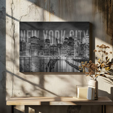 Art Prints of NEW YORK CITY Skyline Monochrome