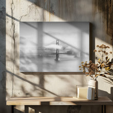 Art Prints of Foggy Golden Gate Bridge | monochrome