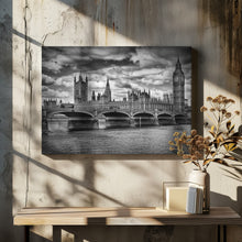 Art Prints of LONDON Houses of Parliament &amp; Westminster Bridge