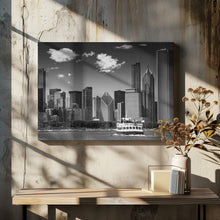 Art Prints of CHICAGO Monochrome Skyline