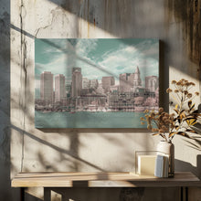 Art Prints of BOSTON Skyline | urban vintage style