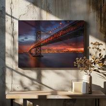 Art Prints of Fire over San Francisco