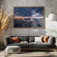 Art Prints of Shanghai in the cloud