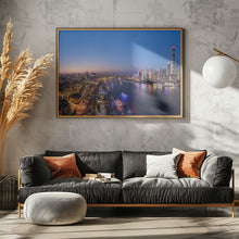 Art Prints of The Blue Hour in Shanghai