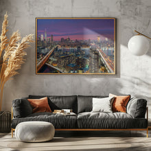 Art Prints of Manhattan skyline during beautiful sunset