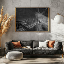 Art Prints of Brooklyn bridge lights