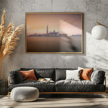 Art Prints of Venice pink sunrise