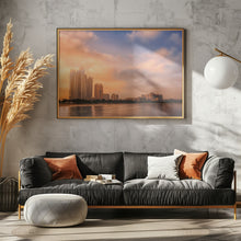 Art Prints of Etihad Towers &amp; Emirates Palace, Abu Dhabi, UAE