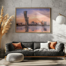 Art Prints of The Capital Gate, known as leaning tower in Abu dhabi, UAE