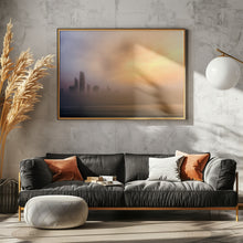 Art Prints of Abu Dhabi Cityscape - Foggy Morning