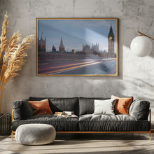 Art Prints of Big Ben with bright trails