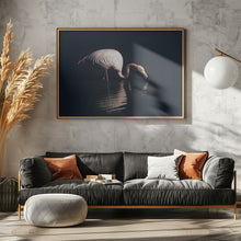 Art Prints of Enlighted flamingo