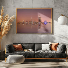 Art Prints of Night color of Dubai