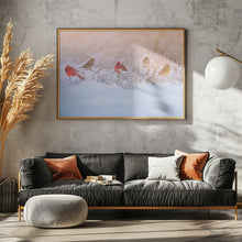 Art Prints of Snowy Morning  Party