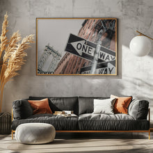 Art Prints of Manhattan Bridge One Way