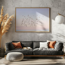 Canvas Art Print Sunset Flight