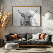 Canvas Art Print Highland Bull