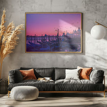 Art Prints of Sunset Venice, peaceful gondola