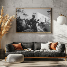 Art Prints of Mundari daily life