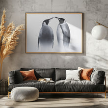 Canvas Art Print we are King penguin