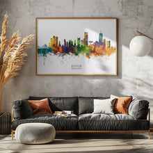 Art Prints of Boston Massachusetts Skyline