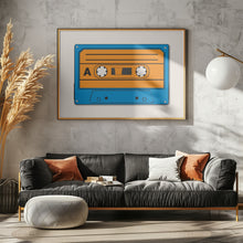 Art Prints of Blue Tape Cassette