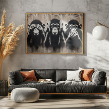 Art Prints of Three Wize Monkeys