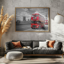 Art Prints of Red Buses in London