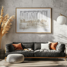 Art Prints of BOSTON Skyline | Vintage