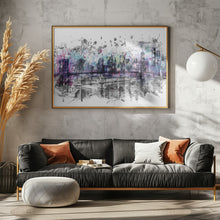 Art Prints of Modern Art NEW YORK CITY Skyline | Splashes