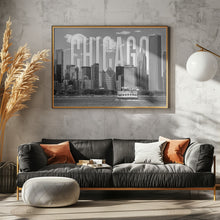 Art Prints of CHICAGO Skyline Monochrome