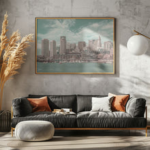 Art Prints of BOSTON Skyline | urban vintage style