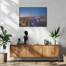 Art Prints of The Blue Hour in Shanghai