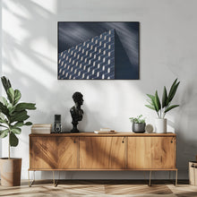 Art Prints of White and blue